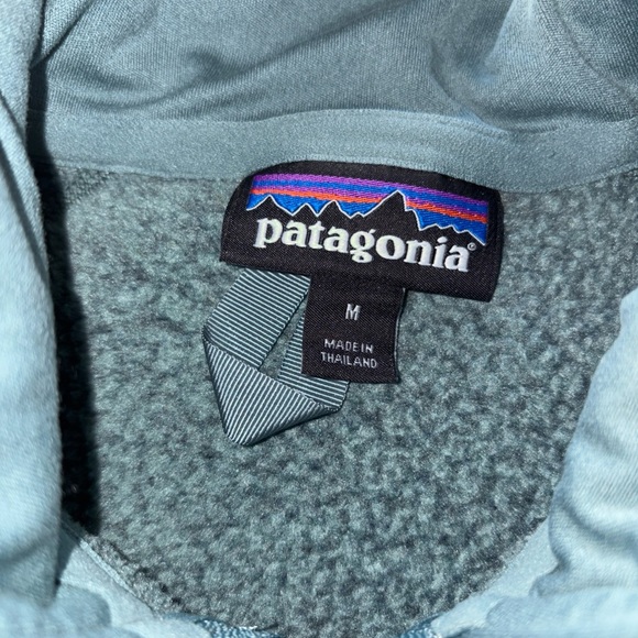 Patagonia Better Sweater Fleece Jacket Womens Size Med Green 1/4 Zip 25617 EUC - Picture 3 of 5